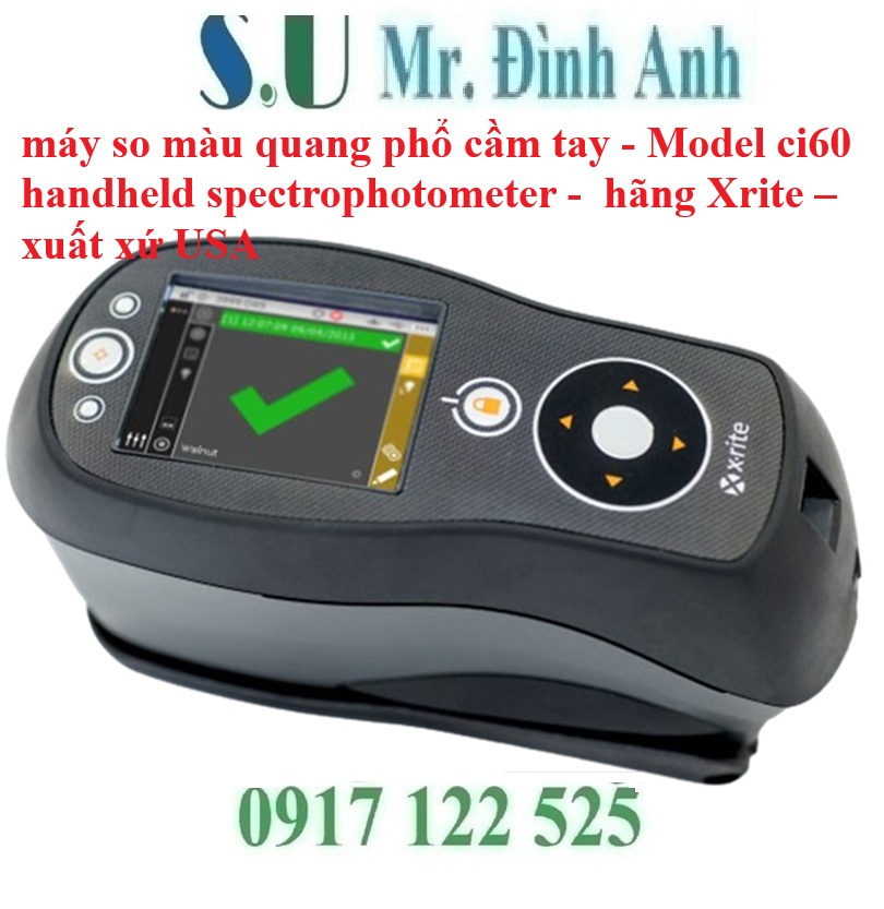 Máy so màu quang phổ cầm tay Ci60 X-Rite USA - ghtek