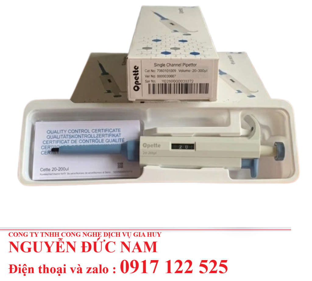 Micropipet Tự Động 1 Kênh