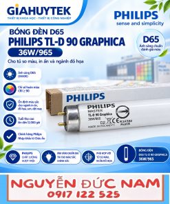 Bóng đèn so màu D65 Philips TL-D 90 Graphica 36W/965 — ảnh nhóm 3