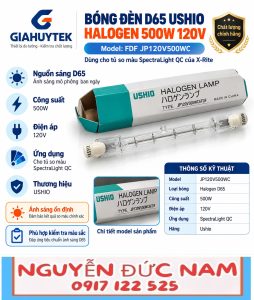 Bóng Ushio FDF 500W 120V – Nguyễn Đức Nam 0917 122 525